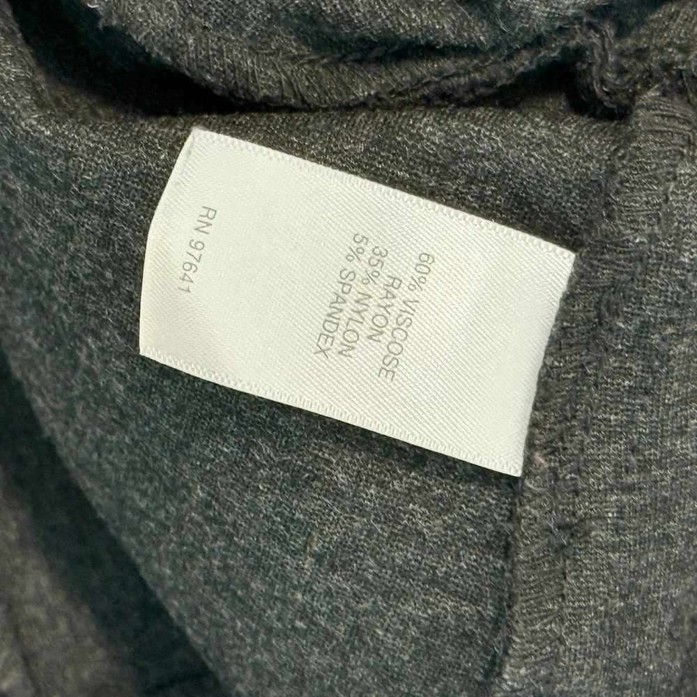 J.Jill‎ Ponte Pencil Skirt Size M Stretch Career Casual Gray